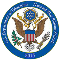 US Department of Education National Blue Ribbon School 2015 logo